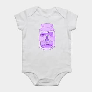 Kawaii Grape Jam Baby Bodysuit